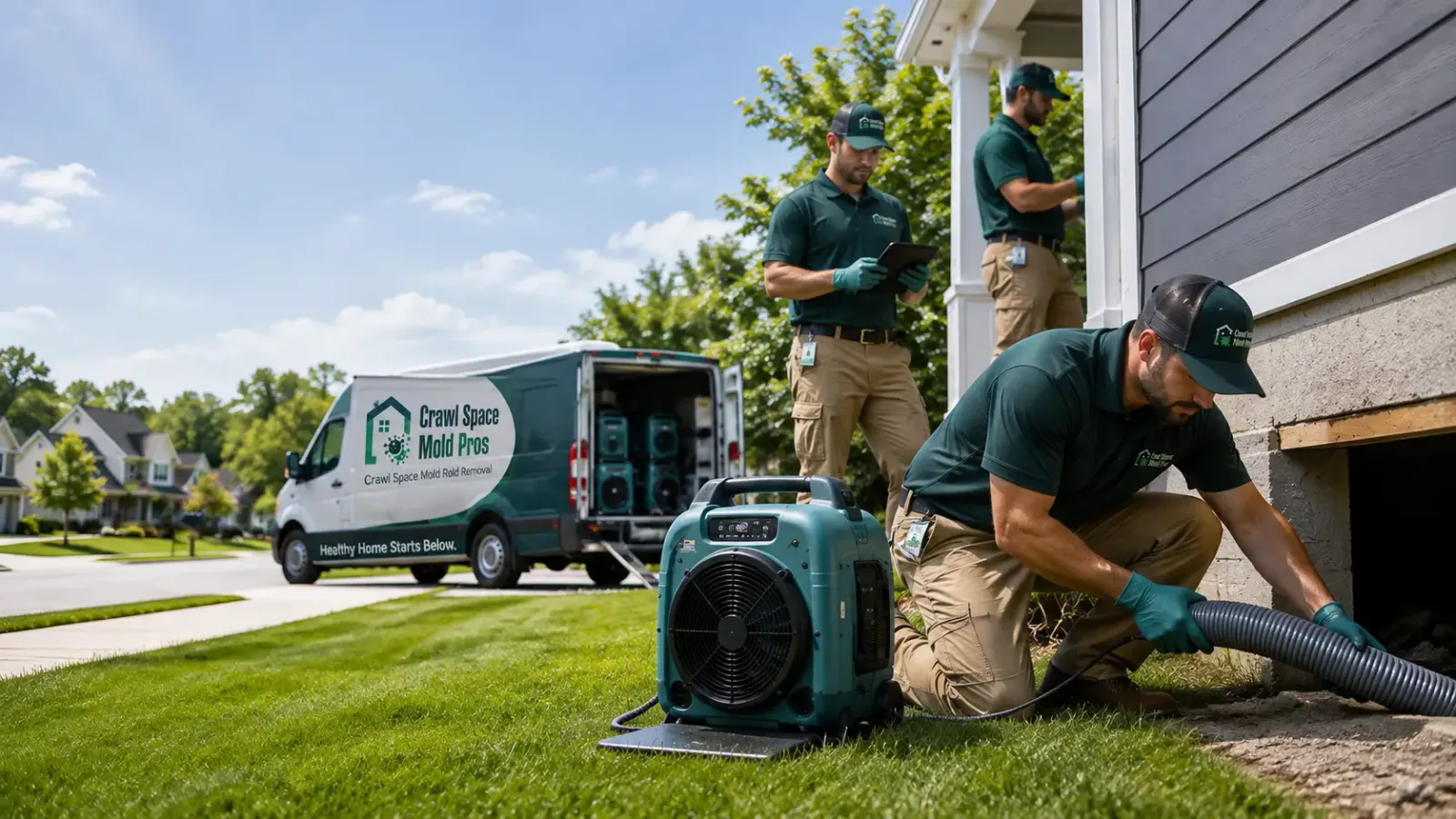 Crawl Space Mold Removal in Millersburg, IN